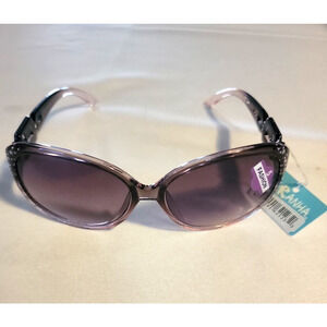 Piranha Womens Fashion Sunglasses Bling Style # 62123 Purple Clear Design